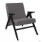 Кресло для отдыха Импэкс Вест венге  Verona antrazite grey, кант Verona light grey
