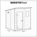 Хозблок MANOR Pent 6x6 (3,6 м2), серый 7 фото