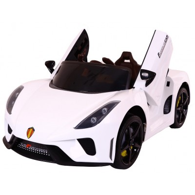 Детский электромобиль Electric Toys Ferrari LUX (белый) фото