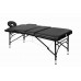Складной 3-х секционный алюминиевый массажный стол BodyFit, черный 60 см 5 фото