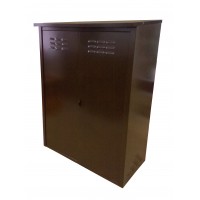 Шкаф для газовых баллонов на 2 баллона 50л (Коричневый)