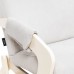 Кресло-глайдер Твист М Дуб Шампань, ткань Verona Light Grey 7 фото