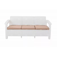 Трехместный садовый диван TWEET Sofa 3 Seat белый