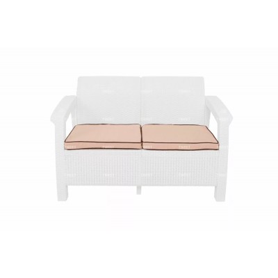 Двухместный садовый диван TWEET Sofa 2 Seat белый фото