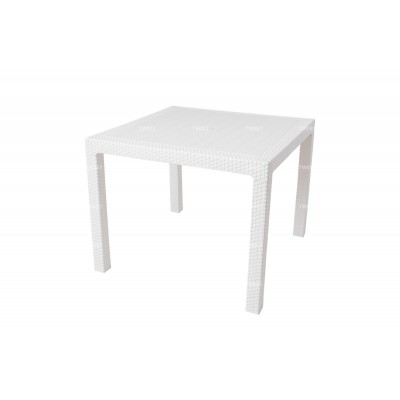 Стол садовый квадратный TWEET Quatro Table, белый фото