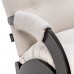 Кресло-глайдер Старк Венге, ткань Verona Light Grey 9 фото