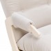 Кресло-глайдер Балтик Дуб Шампань, ткань Verona Light Grey 13 фото