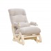 Кресло-глайдер Балтик Дуб Шампань, ткань Verona Light Grey фото