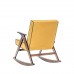 Кресло-качалка Вест Орех, ткань Fancy 48, кант Fancy 37 8 фото