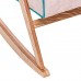 Кресло-качалка Вест Дуб, ткань Soro 61, кант Soro 86 4 фото