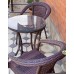 Комплект садовой мебели DECO 2 с круглым столом, шоколад 2 фото