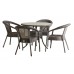 Комплект садовой мебели DECO 4 с круглым столом, серый фото