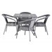 Комплект садовой мебели DECO 4 с квадратным столом, серый 1 фото