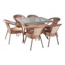 Комплект садовой мебели DECO 6 PLUS с прямоугольным столом KD6-503511500