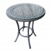 Стол садовый кофейный круглый DECO , серый фото