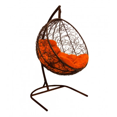 Подвесное кресло Milan коричневый, оранжевый фото
