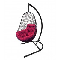 Подвесное кресло Everton черный, бордовый