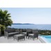 Комплект мебели Salemo 2-sofa set (Салемо), графит 8 фото