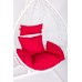 Подвесное кресло Скай 01 белый, красный 3 фото