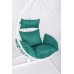 Подвесное кресло Скай 01 белый, зеленый 1 фото