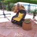 Кресло-качалка садовая CHELSEA, шоколад 5 фото