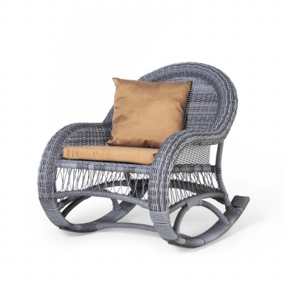 Кресло-качалка садовая CHELSEA, серый фото