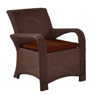 Кресло садовое KORILIUS, коричневый фото