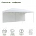 Тент-шатер быстросборный Helex 4360 3x6х3м полиэстер белый 6 фото