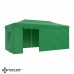 Тент-шатер быстросборный Helex 4366 3x6х3м полиэстер зеленый 1 фото