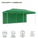 Тент-шатер быстросборный Helex 4366 3x6х3м полиэстер зеленый 3 фото