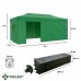 Тент-шатер быстросборный Helex 4366 3x6х3м полиэстер зеленый 6 фото