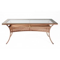 Стол садовый обеденный DECO 8 мест 7035П Светлый