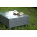 Угловой комплект садовой мебели VICKY из искусственного ротанга, серый 9 фото