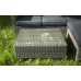 Угловой комплект садовой мебели VICKY из искусственного ротанга, серый 2 фото