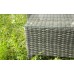 Угловой комплект садовой мебели VICKY из искусственного ротанга, серый 5 фото