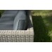 Угловой комплект садовой мебели VICKY из искусственного ротанга, серый 6 фото