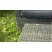 Угловой комплект садовой мебели VICKY из искусственного ротанга, серый 7 фото