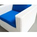 Комплект мебели для лаунж зоны KARL из ротанга, белый 3 фото