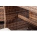 Комплект мебели из искусственного ротанга ZOYA, коричневый 28 фото