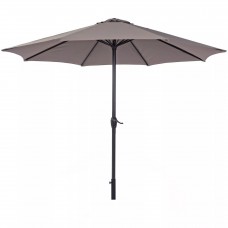 Зонт садовый наклонный САЛЕРНО 3 м, коричневый
