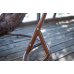 Подвесное кресло-кокон Риторика Либра, коричневое 2 фото