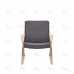 Кресло-качалка Амбер Д Дуб шпон, ткань Antonio Grafit 8 фото