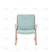 Кресло-качалка Амбер Д Дуб шпон, ткань Soro 34 3 фото
