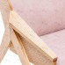 Кресло-качалка Амбер Д Дуб шпон, ткань Soro 61 6 фото