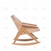 Кресло-качалка Амбер Д Дуб шпон, ткань Soro 90 3 фото