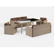 Комплект мебели из искусственного ротанга САНТЬЯГО МАКСИ SANTIAGO MAXI  Wood 75578