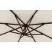 Профeссиональный зонт для кафе MAESTRO 350 квадратный без волана с базой, бежевый 1 фото