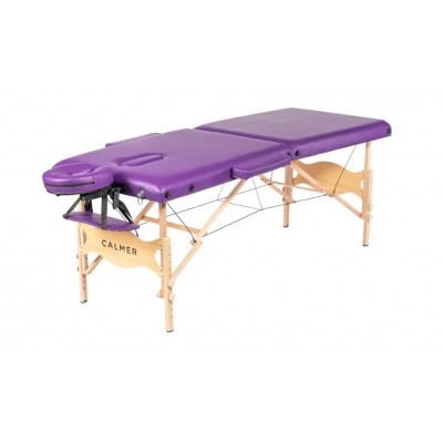 Массажный стол Calmer Bamboo Two 60, фиолетовый фото