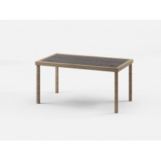 Обеденный стол из искусственного ротанга Кингстон Макси 160х90 см, Wood 77633