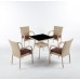 Комплект мебели из искуственного ротанга Вайнхейвен + 4 кресла Милан, Wood фото